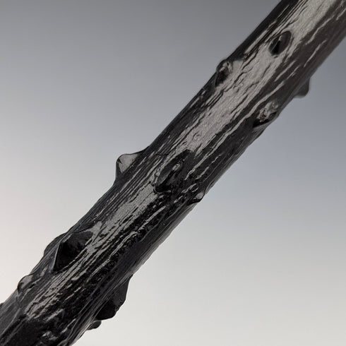 英国ヴィンテージ 紳士用 L字ハンドル ブランブルシャフト ステッキ 杖 91cm